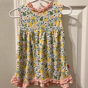 Magnetic me citrus bloom dress with bloomers